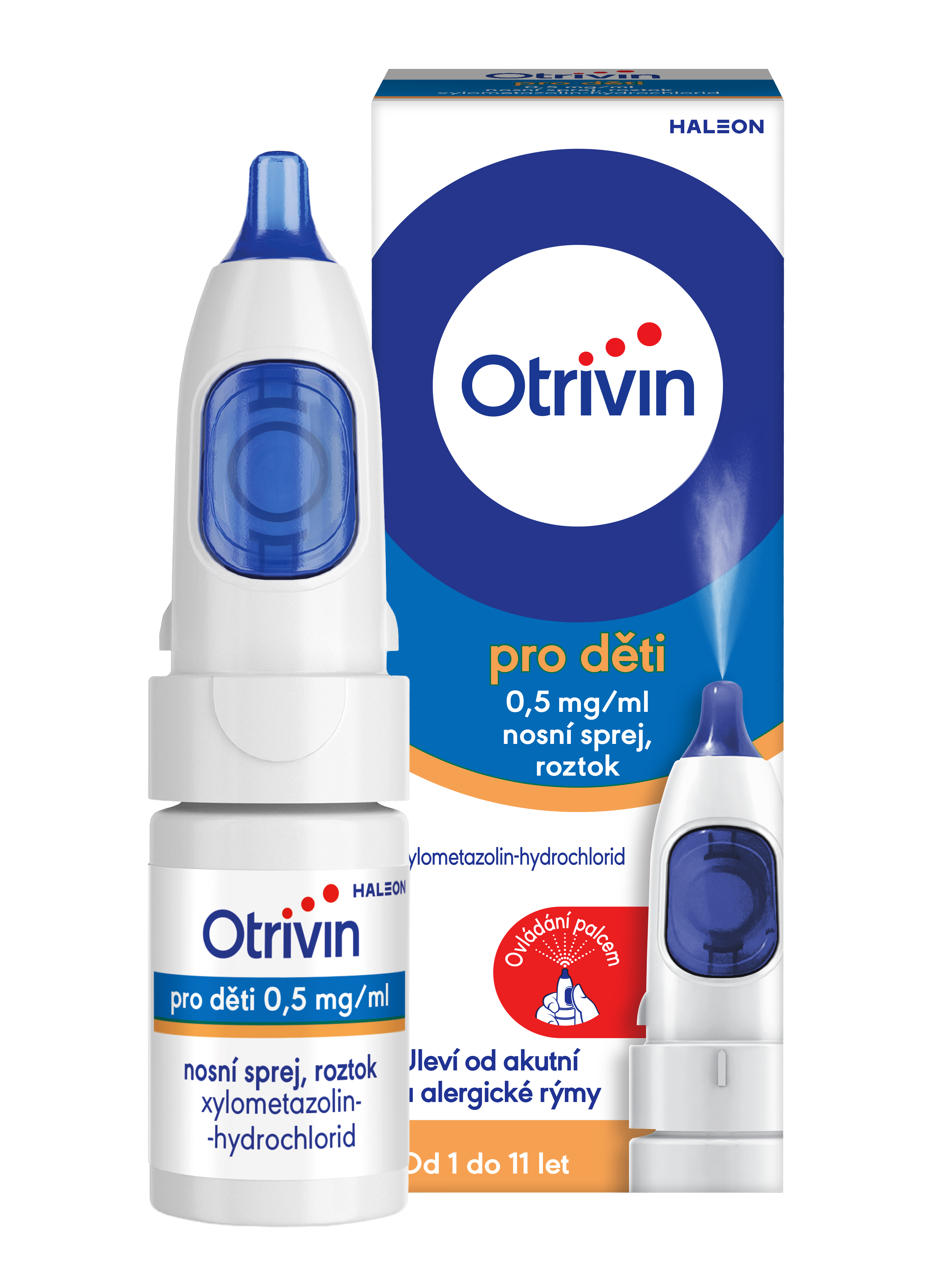 OTRIVIN PRO DĚTI 0,5 MG/ML NOSNÍ SPREJ